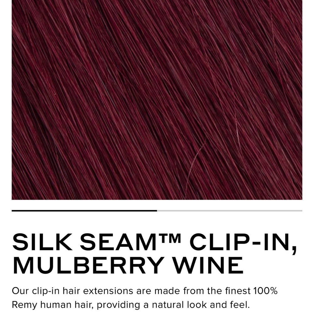 16” Bellami silk seam clip in extensions- real human hair